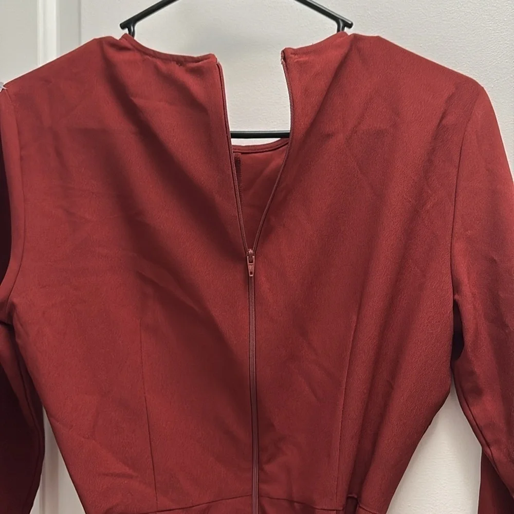 NWT ASOS Elegant Burgundy Red Dress Size 6